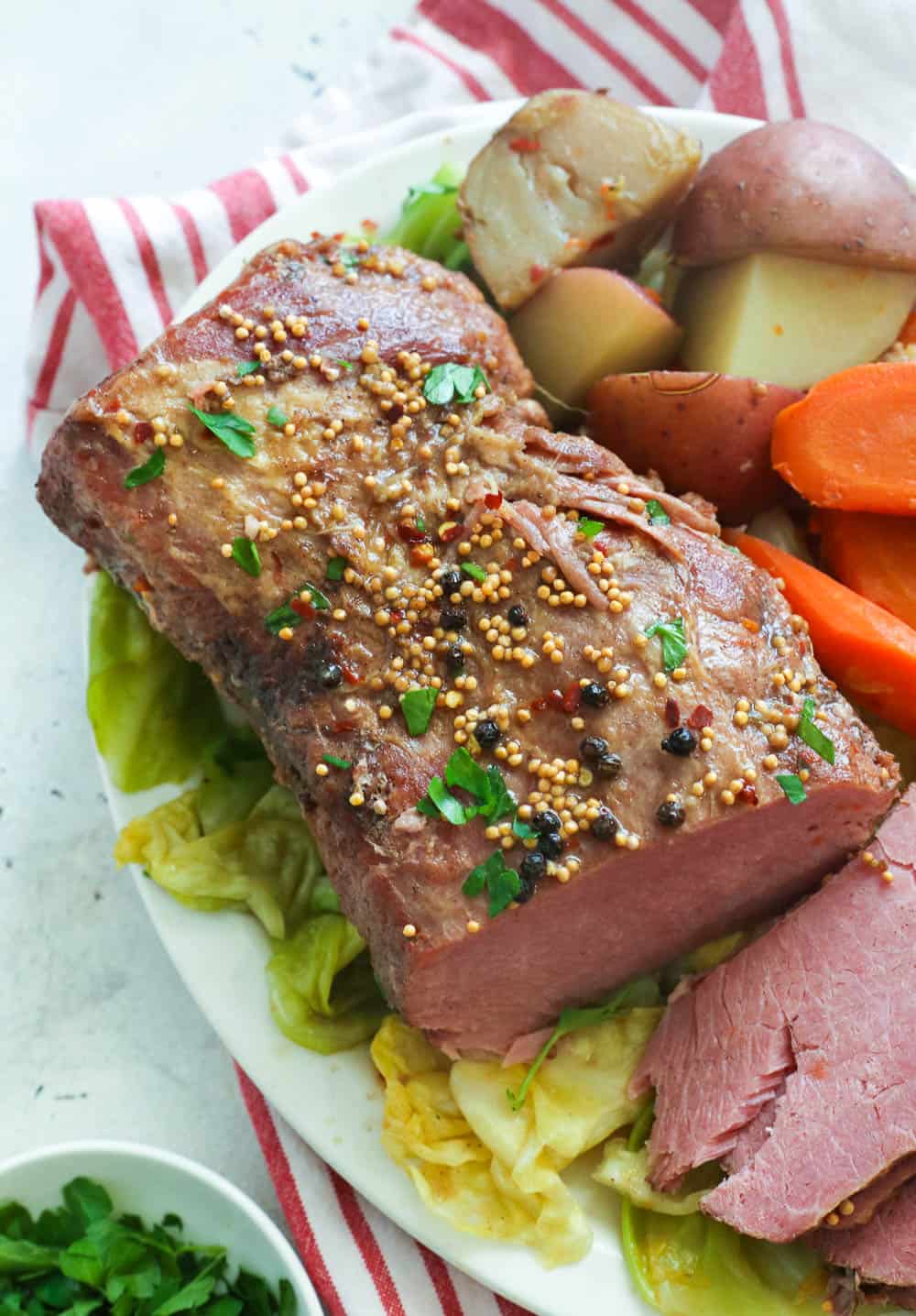 Your family will love super easy Instant Pot corned beef