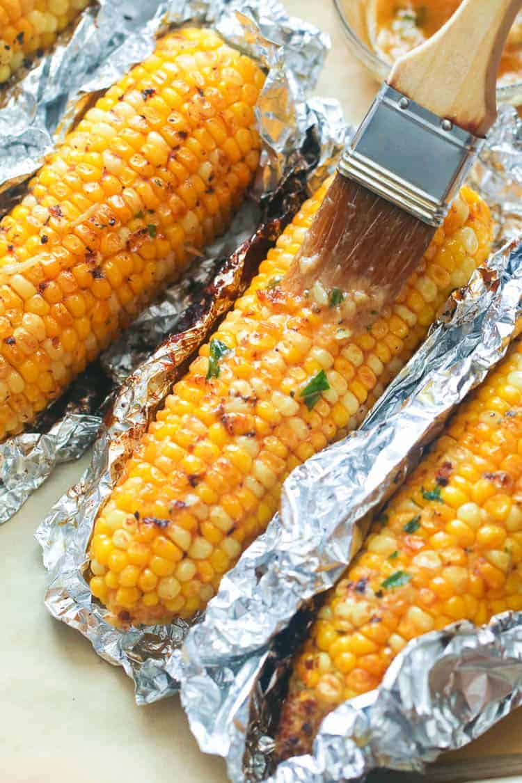 Corn on the Cob is a classic side for fried chicken
