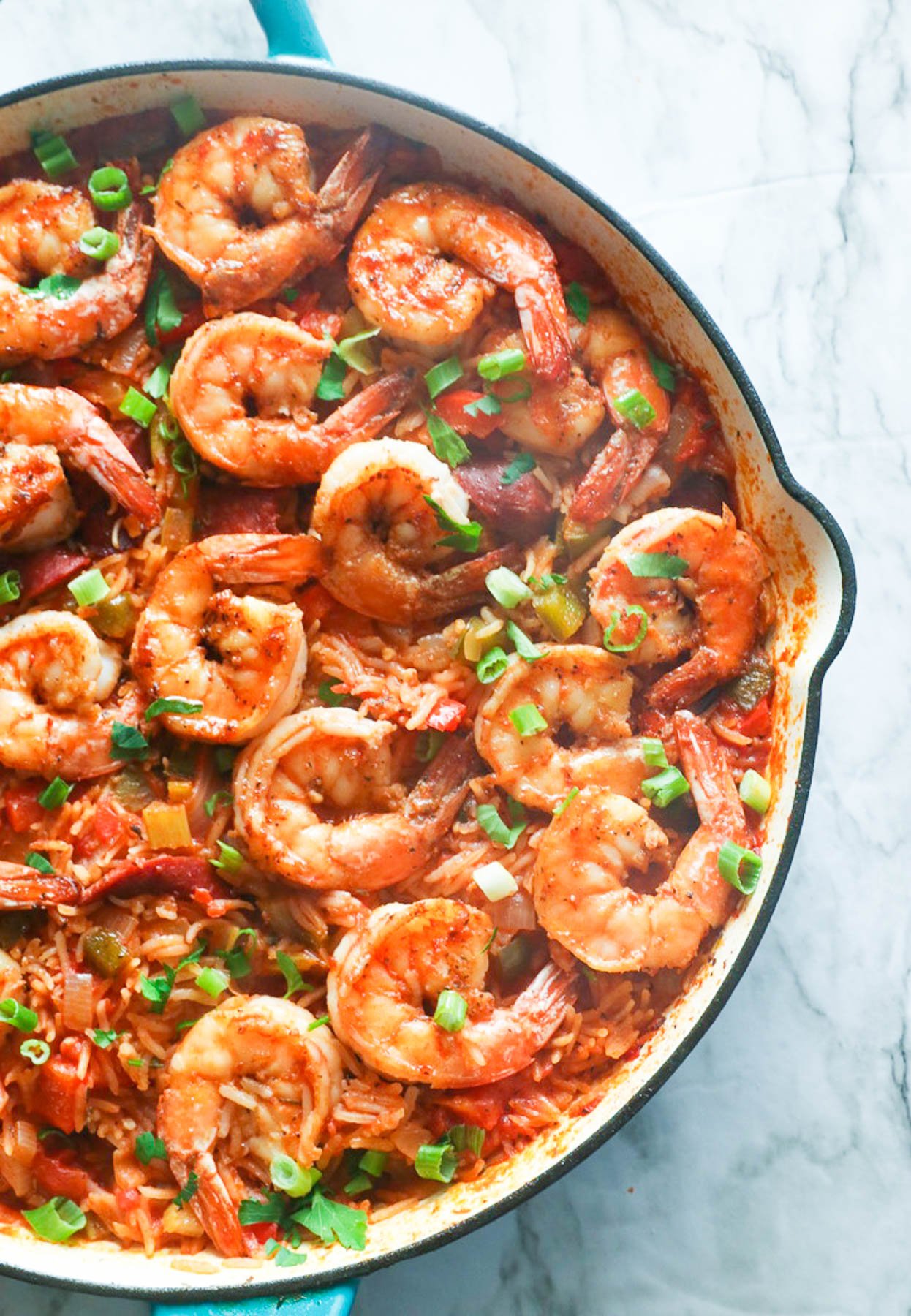 Shrimp Jambalaya – Crevettes et saucisses juteuses, assaisonnements créoles
