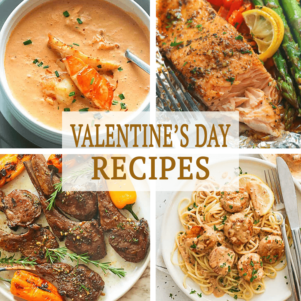 Enjoy decadent and romantic Valentine's Day recipes