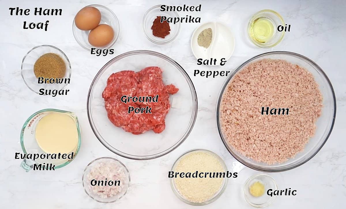 What you need to make ham loaf