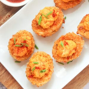Southern fried deviled eggs for your next party appetizer