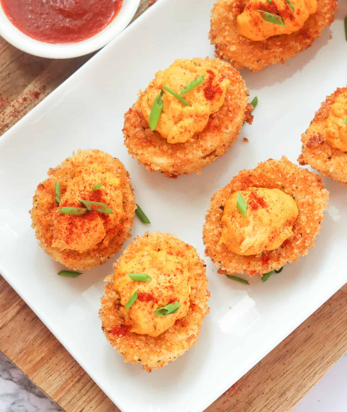Southern fried deviled eggs for your next party appetizer
