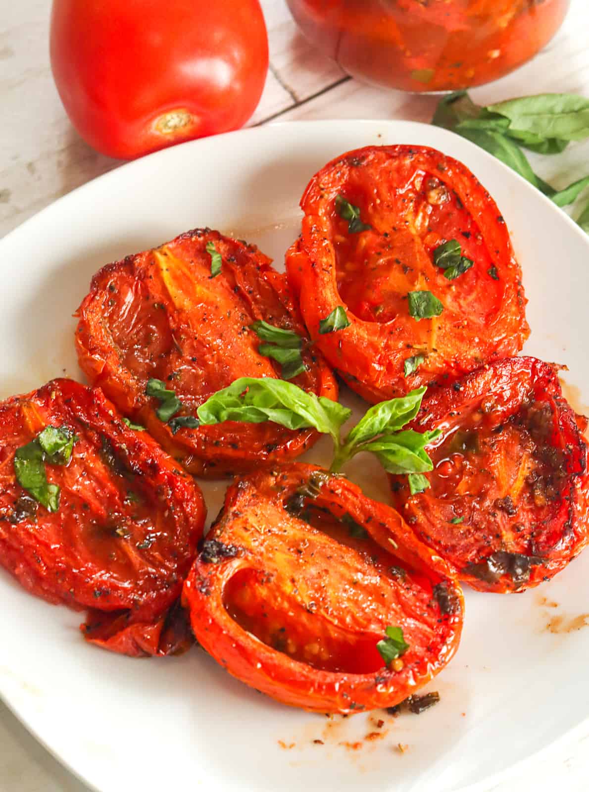 Tomates rôties au feu pour accélérer n'importe quelle recette