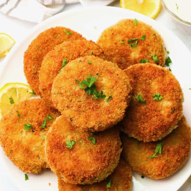 A gorgeous plateful of crazy delicious fish cakes