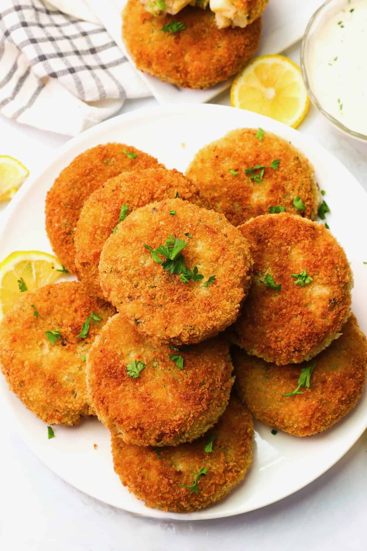 A gorgeous plateful of crazy delicious fish cakes