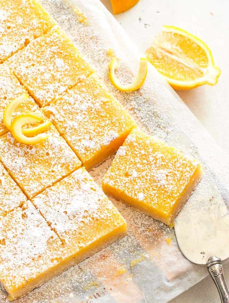 Delicious easy lemon bars