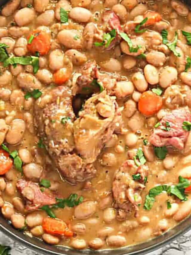 How to Make Ham Hocks and Beans Immaculate Bites