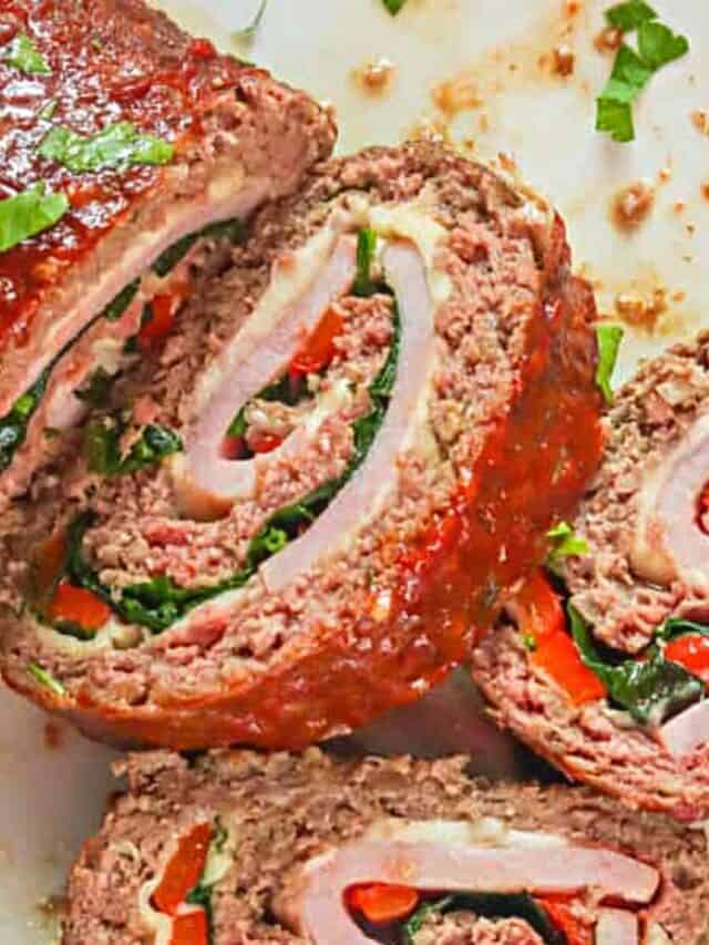 Ultimate Stuffed Meatloaf: Multi-Flavored Indulgence for Meat-Lovers