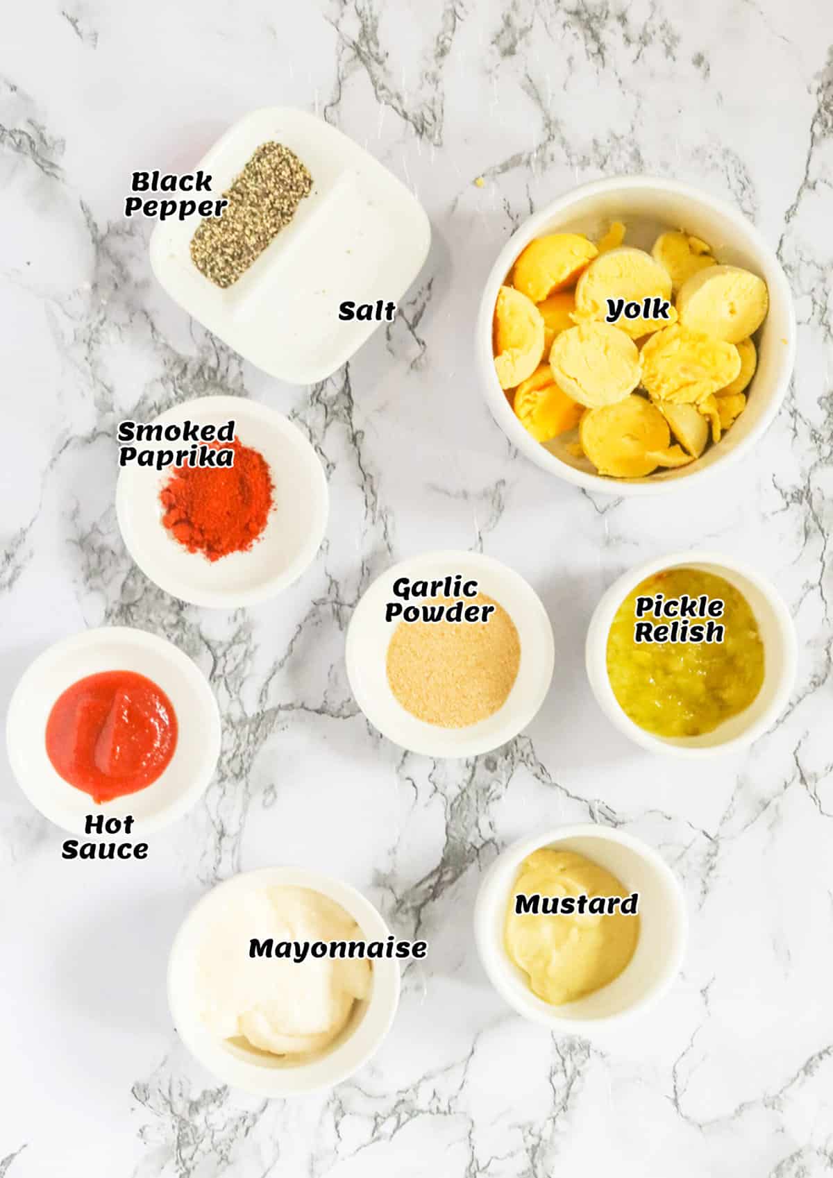 Recipe Ingredients fried deviled eggs