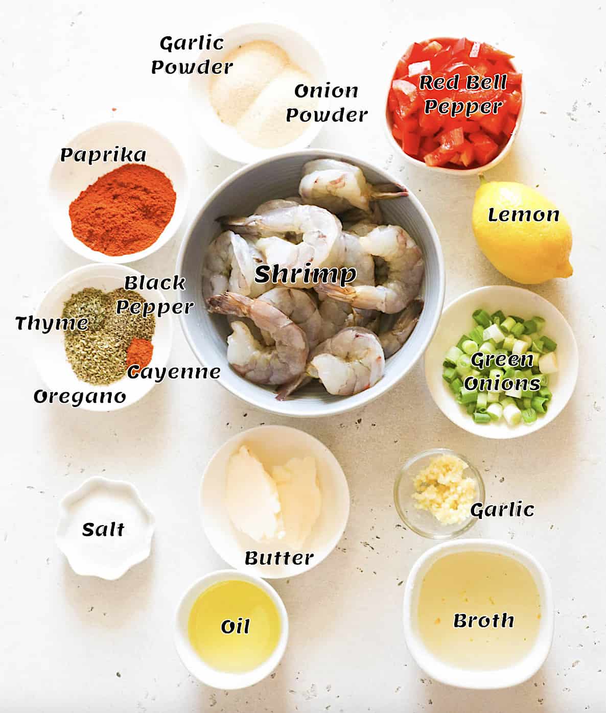 What you need to make cajun shrimp