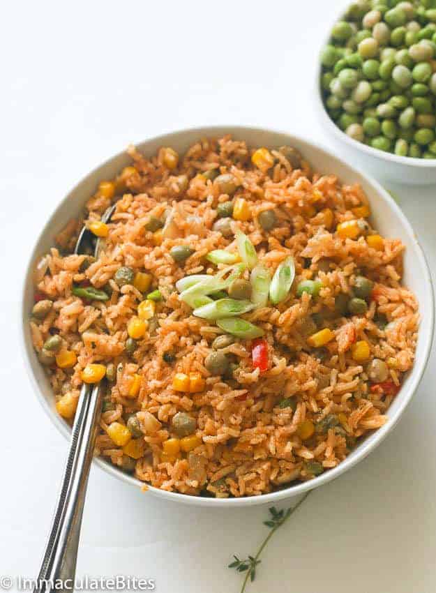Jamaican pigeon peas and rice with extra peas for Caribbean comfort food