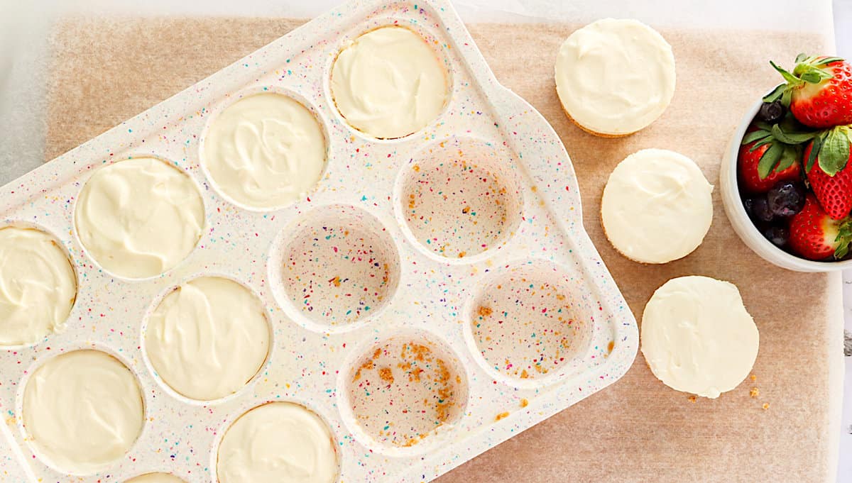 Fresh No-Bake Cheesecake Bites ready to satisfy your soul