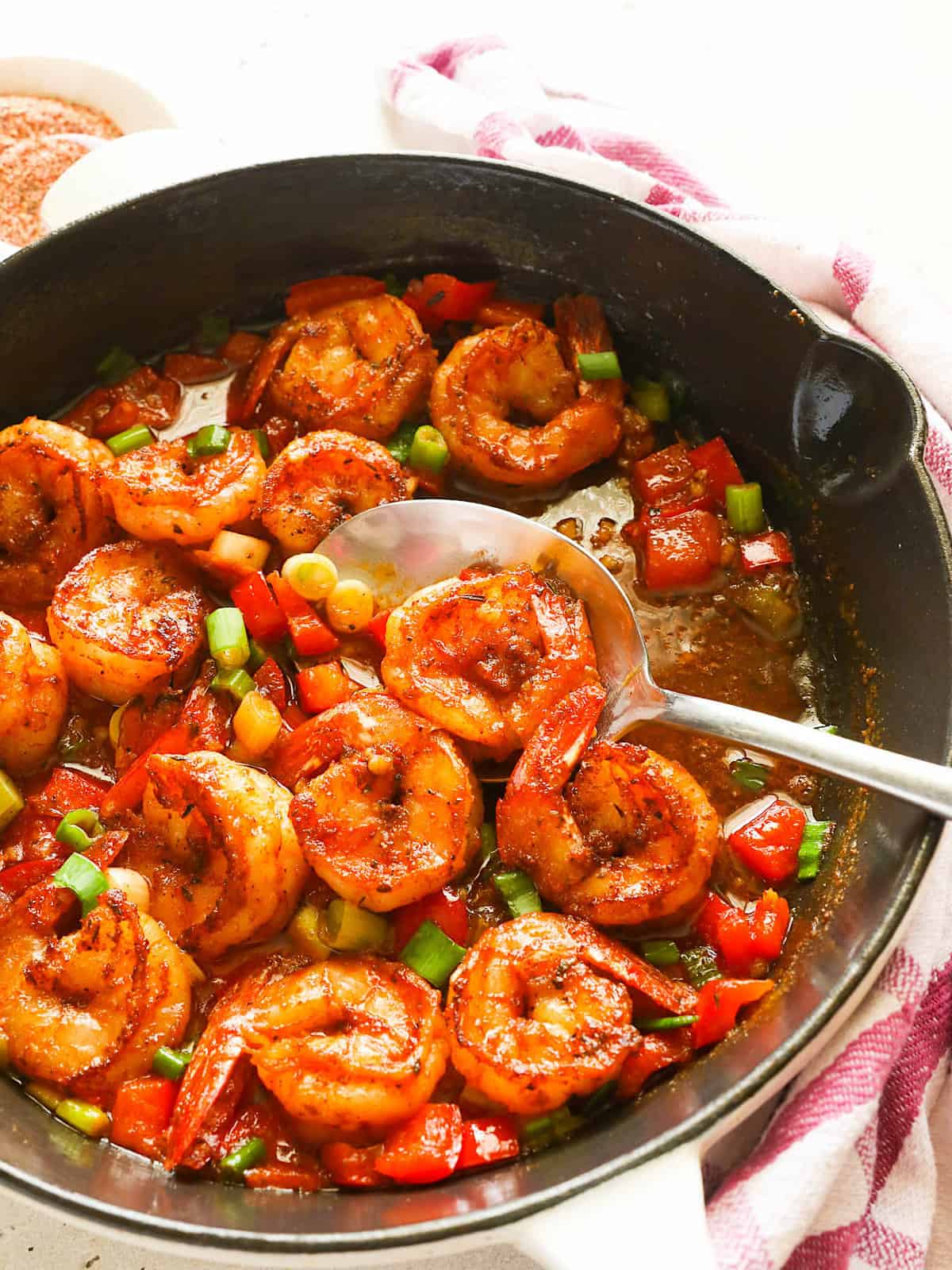 Cajun shrimp ready to please