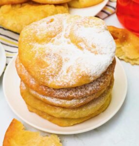 A stack of insanely comforting fried dough
