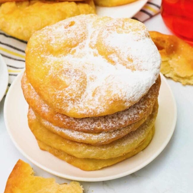 A stack of insanely comforting fried dough