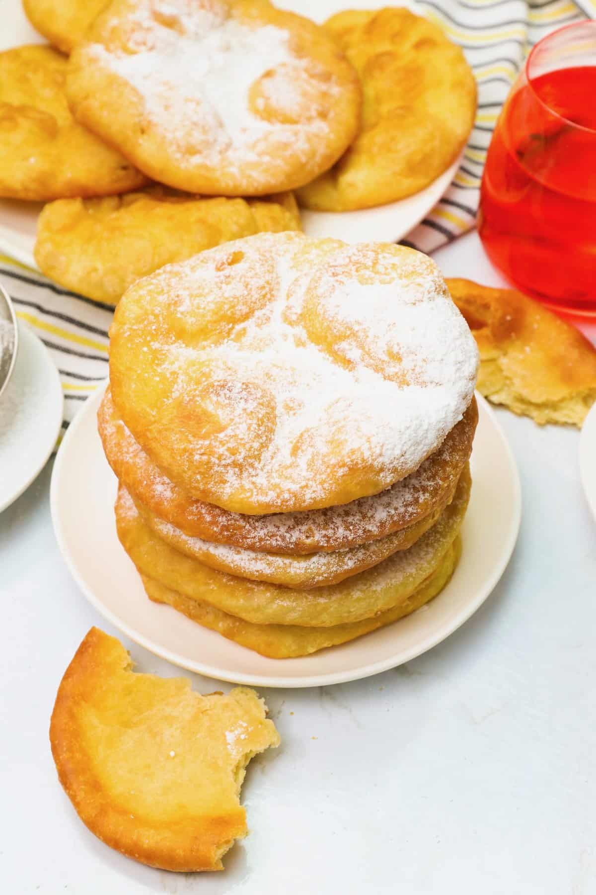 A stack of insanely comforting fried dough