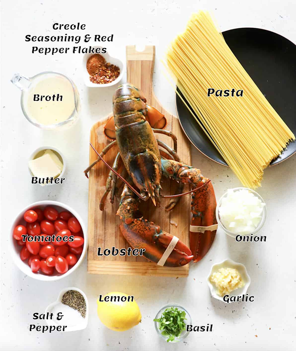 What you need to make lobster pasta