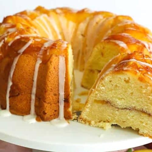Peach Cobbler Pound Cake