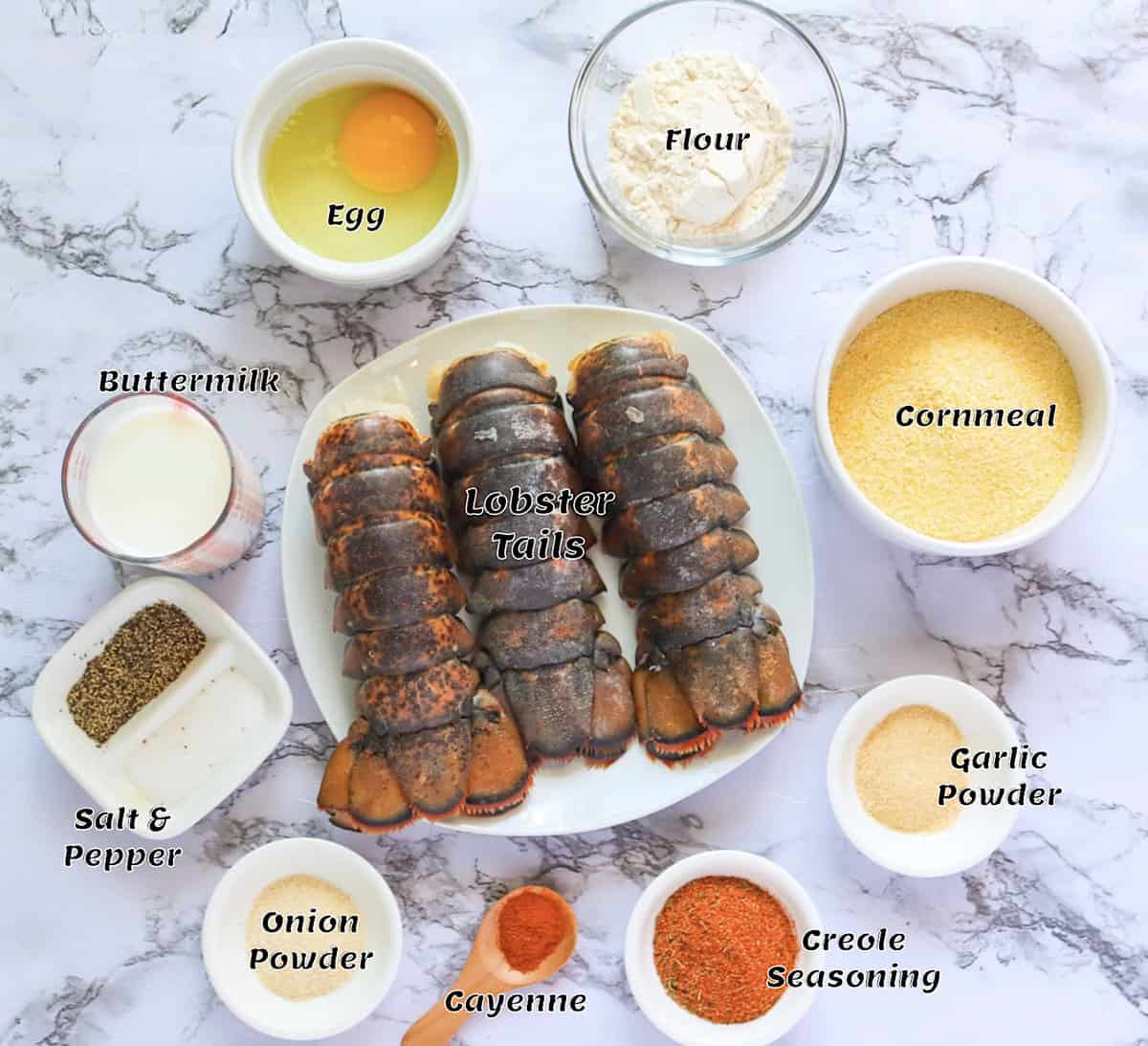 What you need to fry lobster tails
