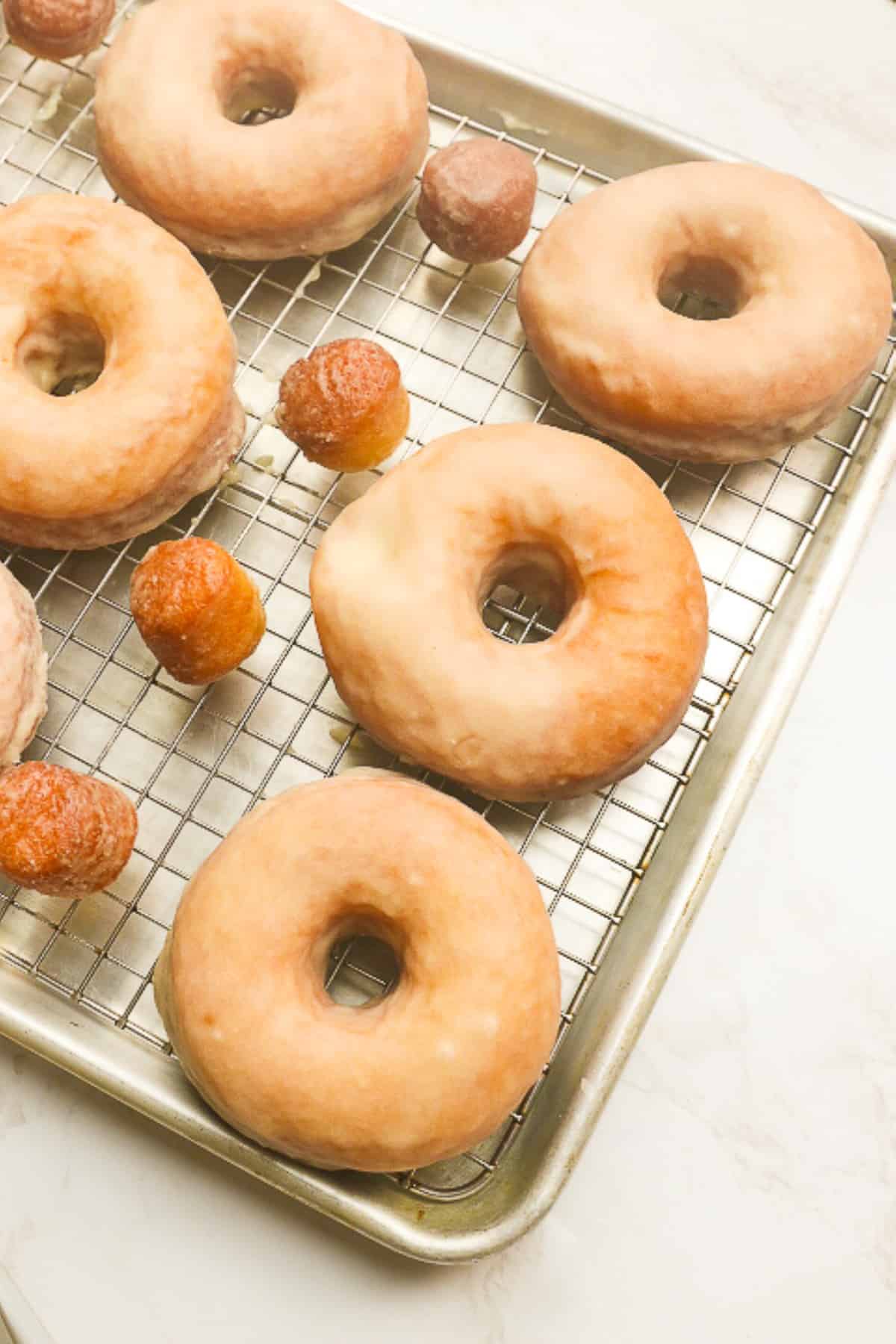 glazed donuts freshly fried are old fashioned comfort food at its finest