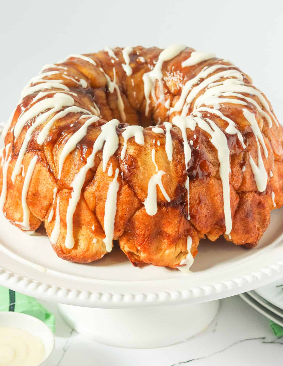 Cinnamon roll monkey bread for a sweet, shareable, made-from-scratch treat 
