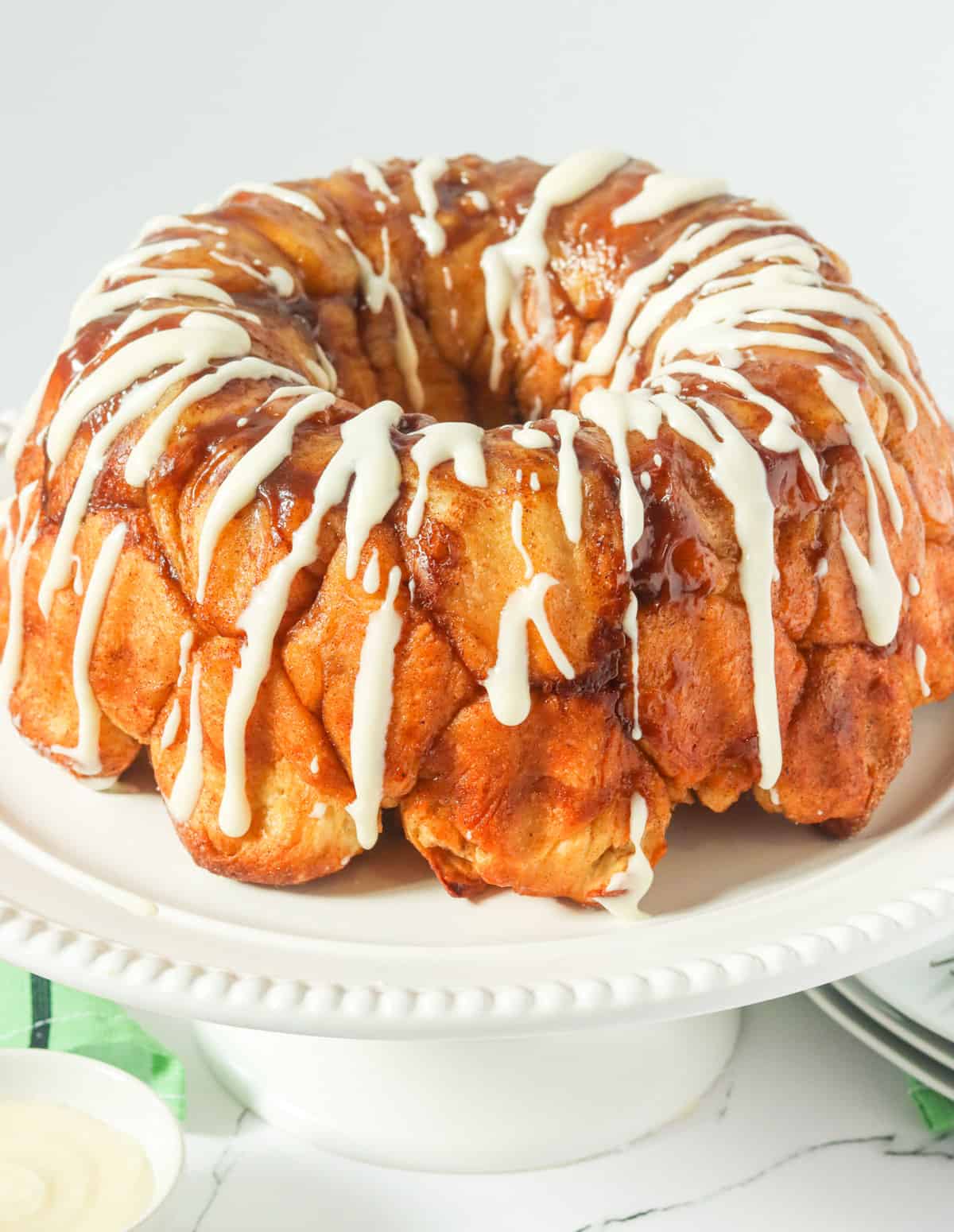 Cinnamon Roll Monkey Bread (Mini Bundt Pan Recipe)