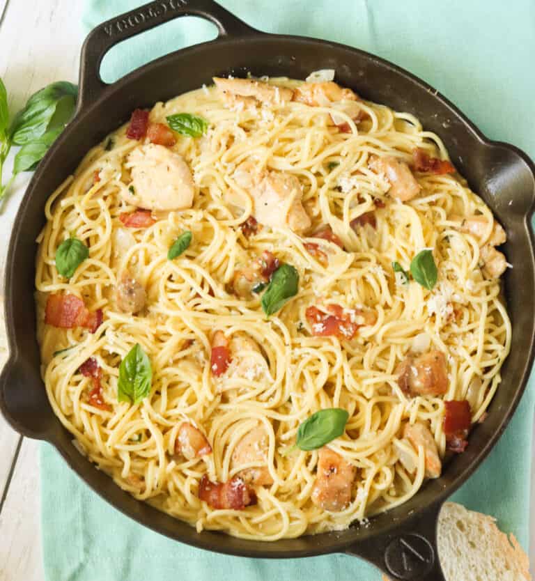 Chicken Carbonara - Immaculate Bites