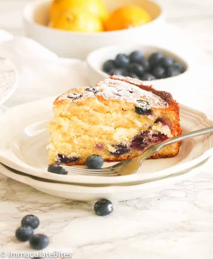 Enjoy Lemon Blueberry Pound Cake