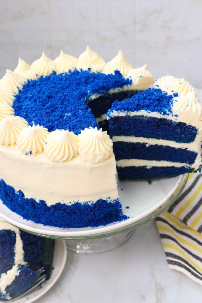 Blue Velvet Cake Immaculate Bites