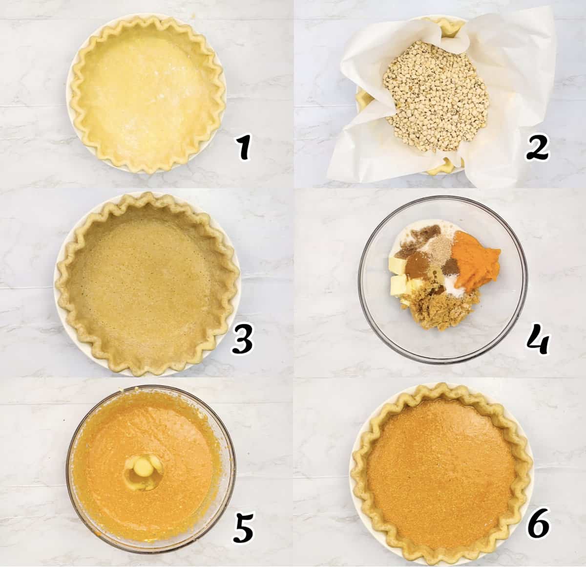 Make the crust and the filling, then assemble