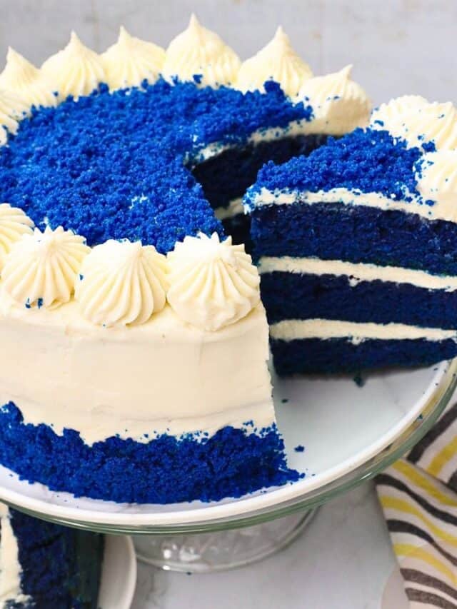 Blue Velvet Cake Recipe with Cream Cheese Frosting Immaculate Bites