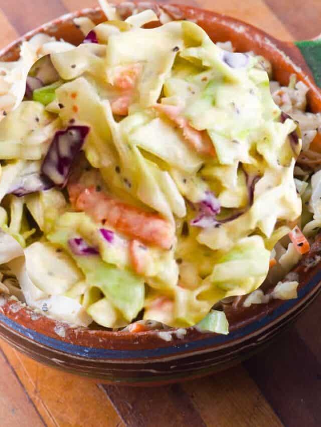 Creamy Coleslaw Side Dish Recipe with Mayo Immaculate Bites