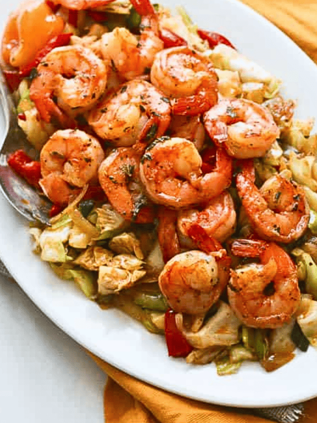 Jamaican Cabbage and Shrimp StirFry Easy Recipe Immaculate Bites