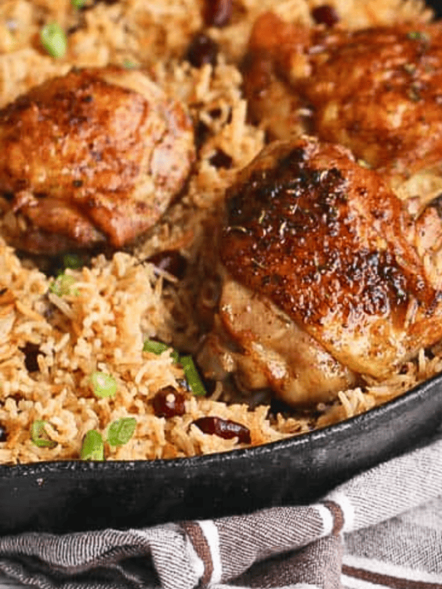 Jerk Chicken and Rice One Pot Caribbean Recipe Immaculate Bites