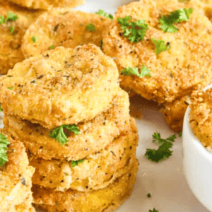These Fried Squash Rounds are Extremely Addictive
