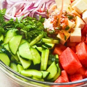 Watermelon Feta Salad - 20-Minute Healthy Recipe