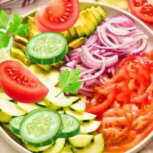 easy cucumber tomato salad (1)