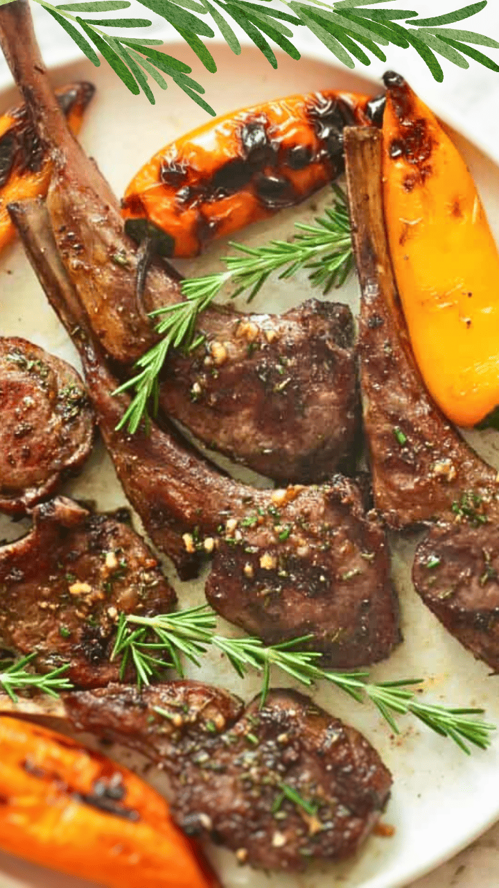 Rosemary Garlic Grilled Lamb Chops