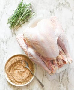 Turkey seasoning ready to apply to the holiday specialty
