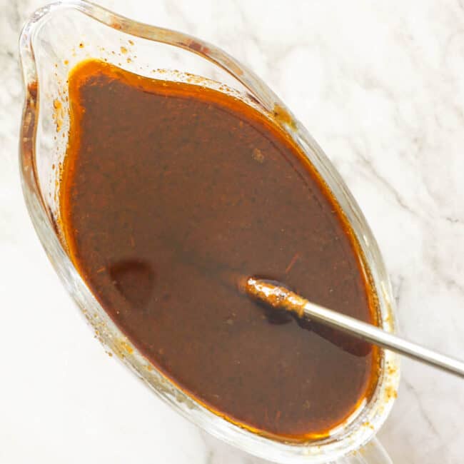 Your turkey marinade ready to inject.
