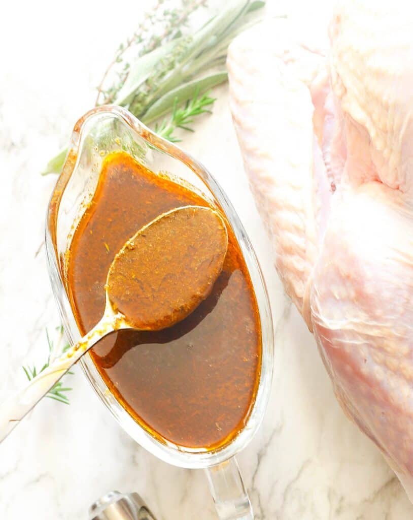Turkey injector marinade ready to flavor the turkey