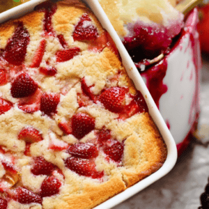 Easy Strawberry Cobbler Recipe