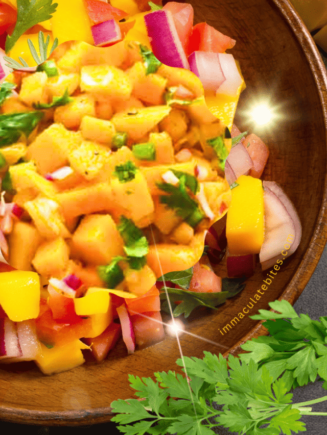 Fresh Mango Salsa with Cilantro and Lime