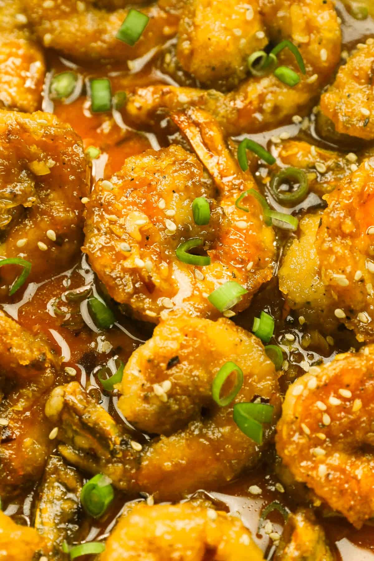 Firecracker shrimp smothered in a delectable sauce