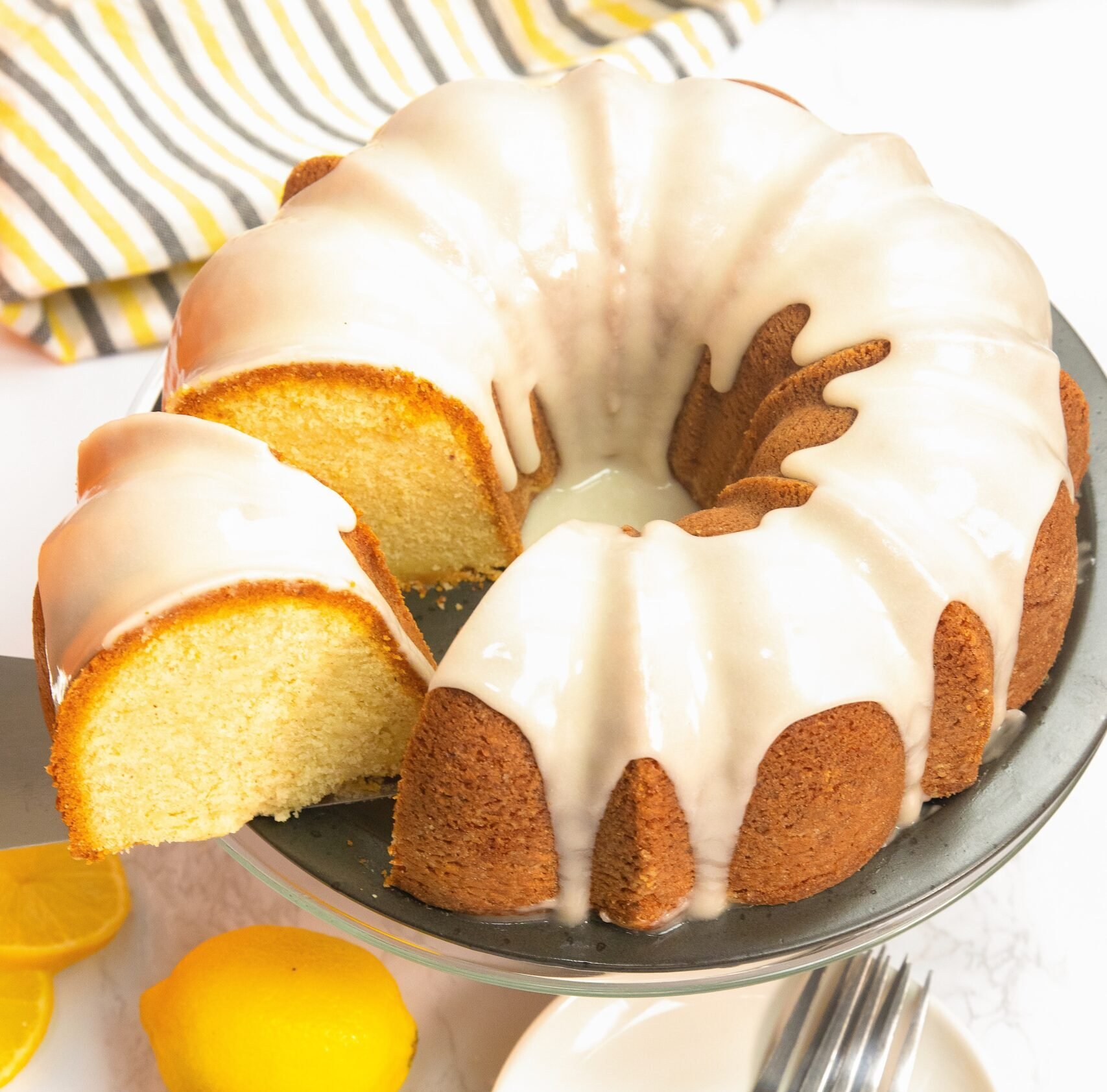 Easy Lemon Bundt Cake Recipe - A Latte Food