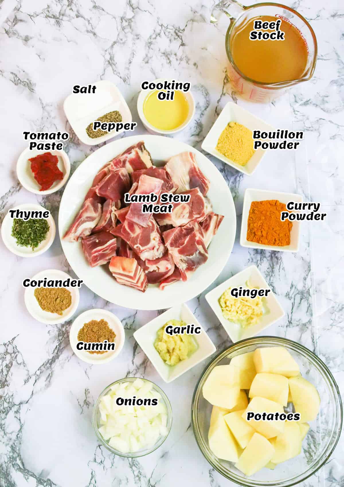 Lamb Curry Recipe Ingredients