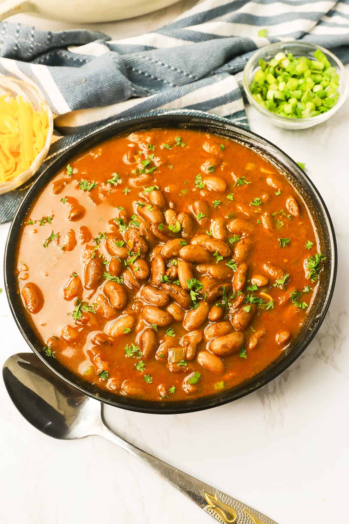 Delicious Ranch Style Beans are ready to serve