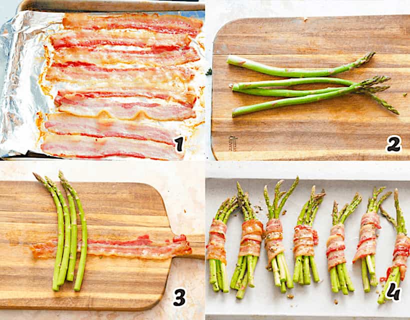 Bake the pork, prep the veggies, and assemble