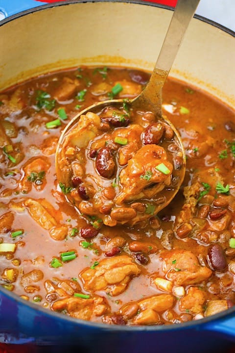 A close-up of the deliciousness of this stew